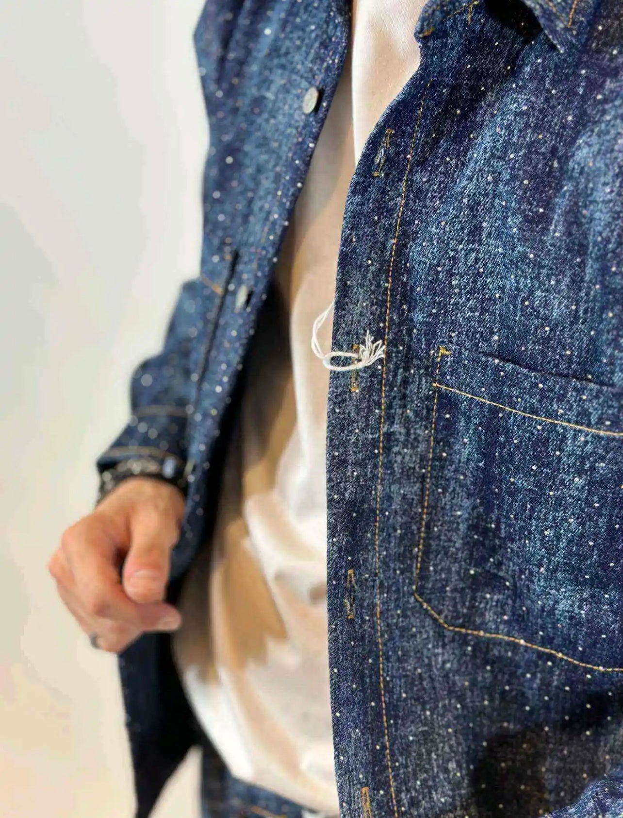 COORDINATO  BRILLANTINATO JEANS